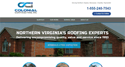 Desktop Screenshot of contactcolonial.com